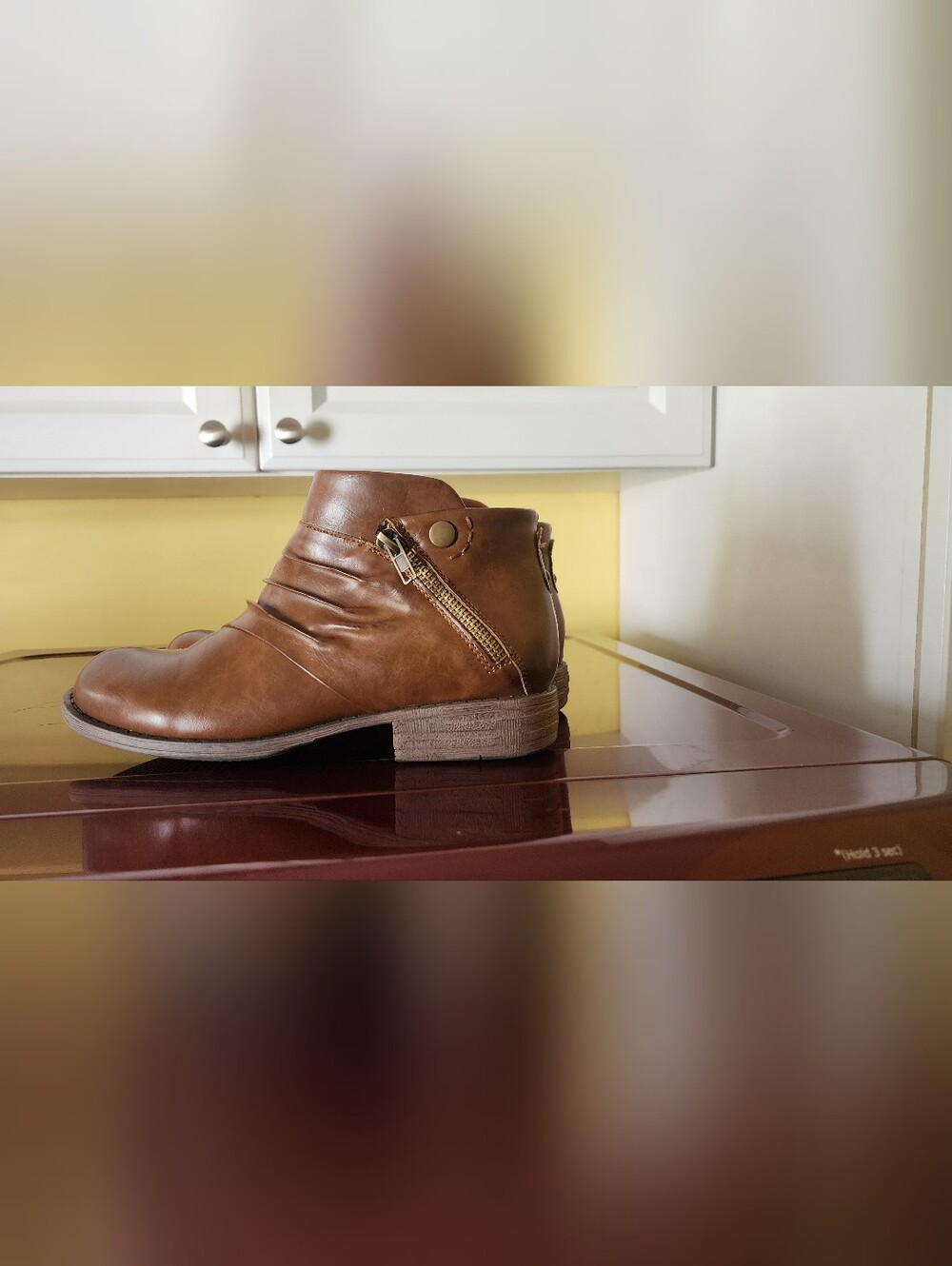 Boutique by Corky's Ankle Boots Size 8 / Cognac brown / GUC